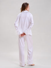 PEARL WHITE FEATHER NIGHTSUIT